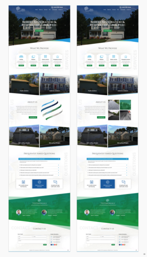 Web Design by pb for Benoit Restoration & Remodeling Group LLC | Design: #21816491