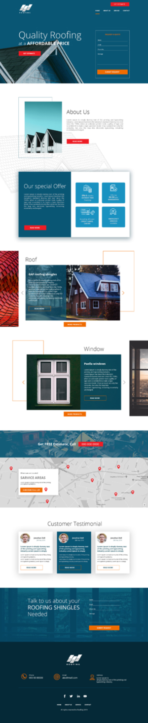 Web Design par AbhishekRoyBunty pour Benoit Restoration & Remodeling Group LLC | Design : #21817164