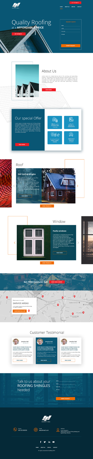 Web Design par AbhishekRoyBunty pour Benoit Restoration & Remodeling Group LLC | Design #21861408