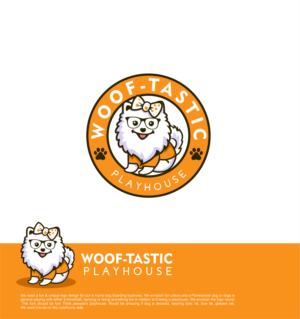Woof-Tastic Playhouse  | Logo-Design von mike edan