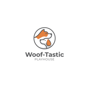 Woof-Tastic Playhouse  | Logo Design by alexbali