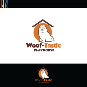 Woof-Tastic Playhouse  | Logo Design by Iris 3
