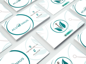 Business Card Design by Sonar Tari for AcuHaus | Design #21823954