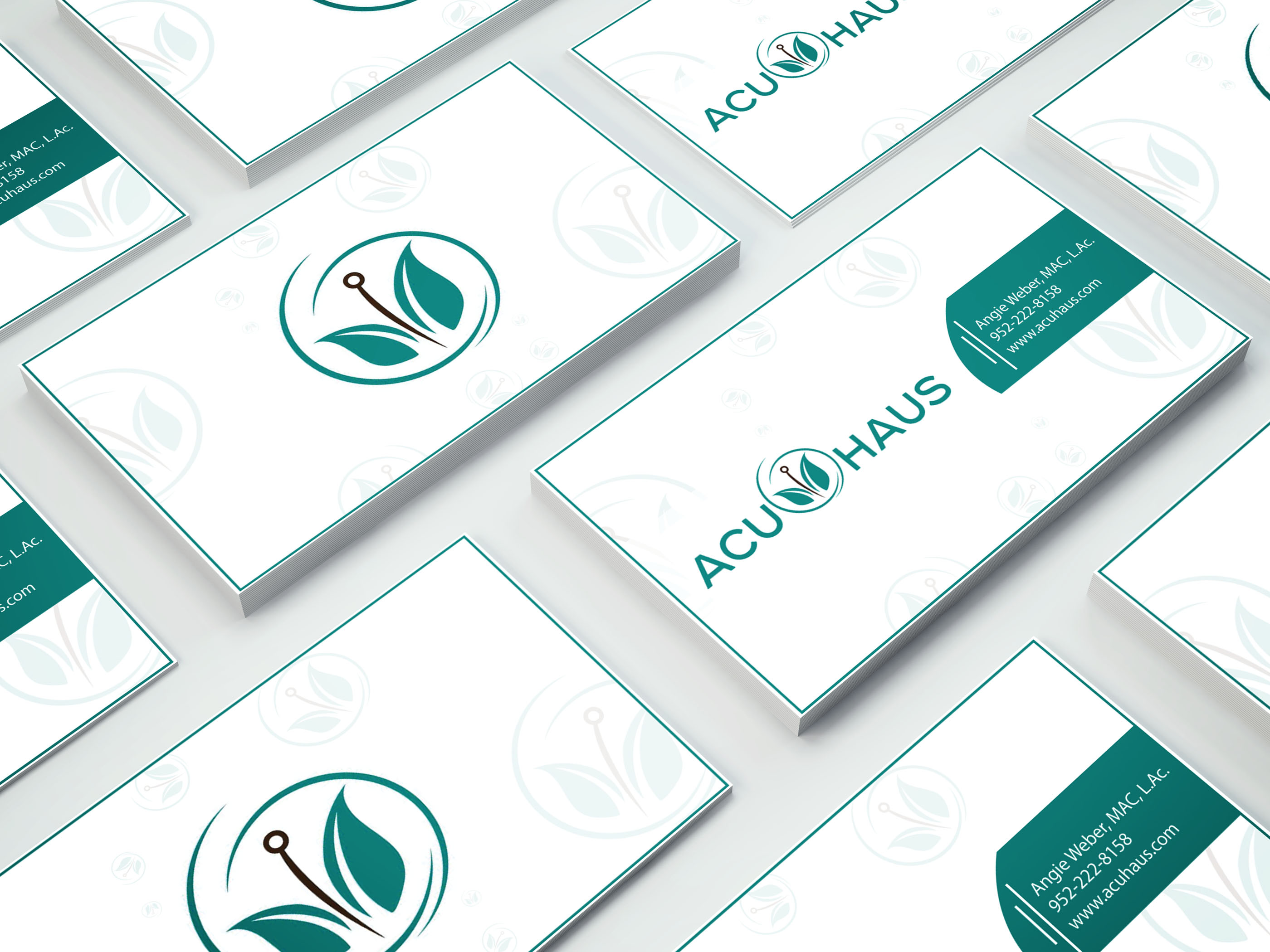 Business Card Design by Sonar Tari for AcuHaus | Design #21834466
