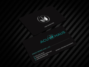 Business Card Design by Creations Box 2015 for AcuHaus | Design: #21812604