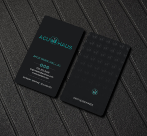 Business Card Design by Creations Box 2015 for AcuHaus | Design: #21812608