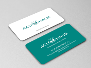 Business Card Design by Creations Box 2015 for AcuHaus | Design: #21815213