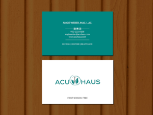 Visitenkarten-Design von Creations Box 2015 für AcuHaus | Design: #21815215