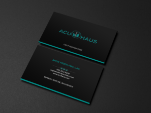 Business Card Design by Creations Box 2015 for AcuHaus | Design: #21815229