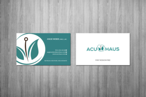 Business Card Design by Creations Box 2015 for AcuHaus | Design: #21815235