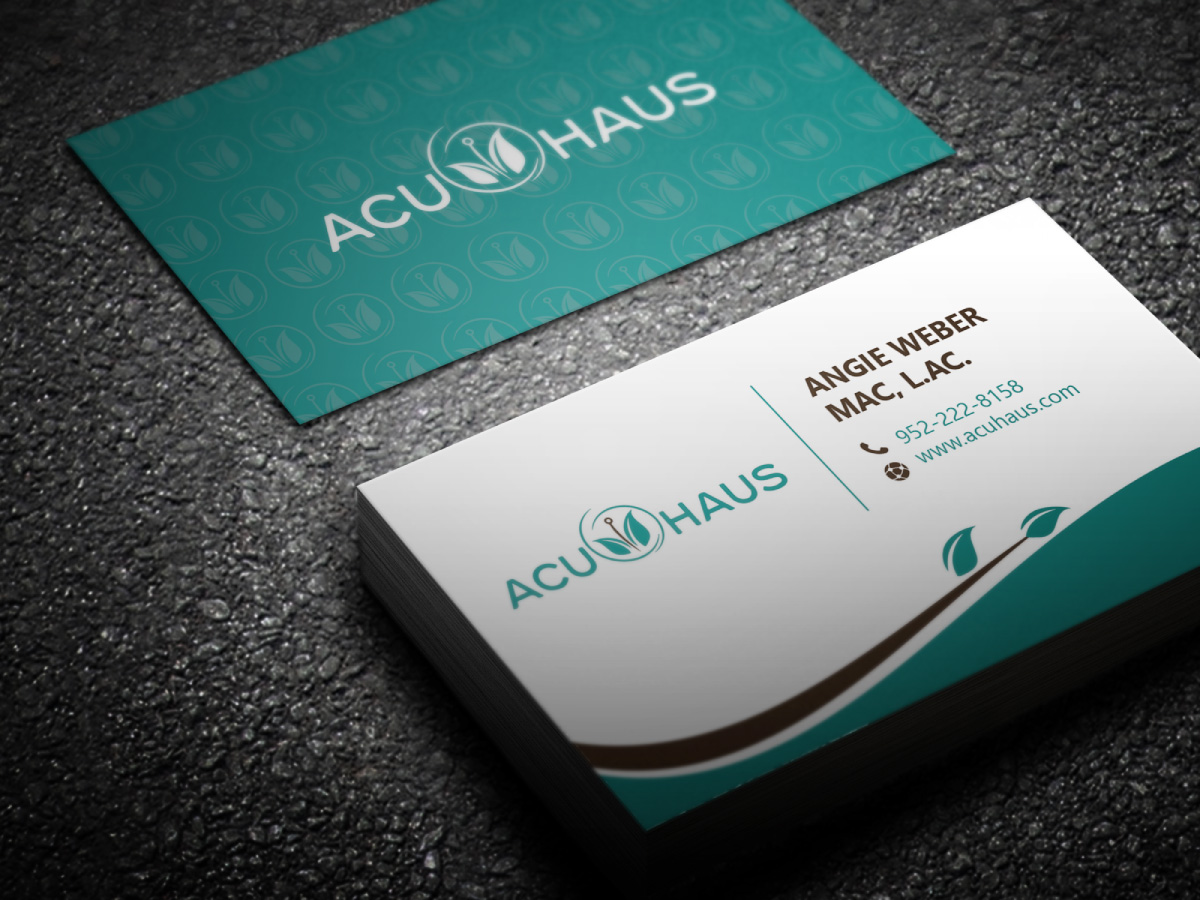 Diseño de Tarjeta de Presentación por LAXMI DESIGNHUB para AcuHaus | Diseño #21809409