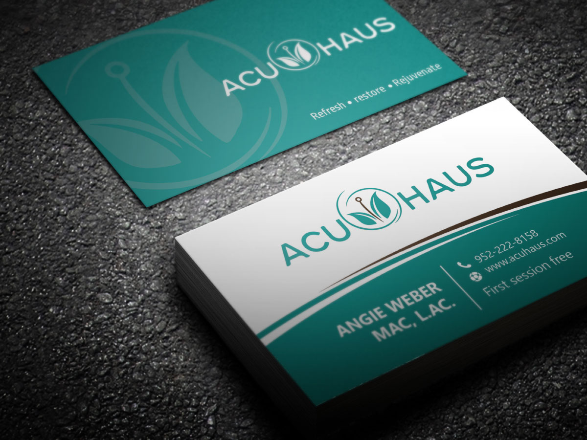 Design de Carte de Visite par LAXMI DESIGNHUB pour AcuHaus | Design #21812358