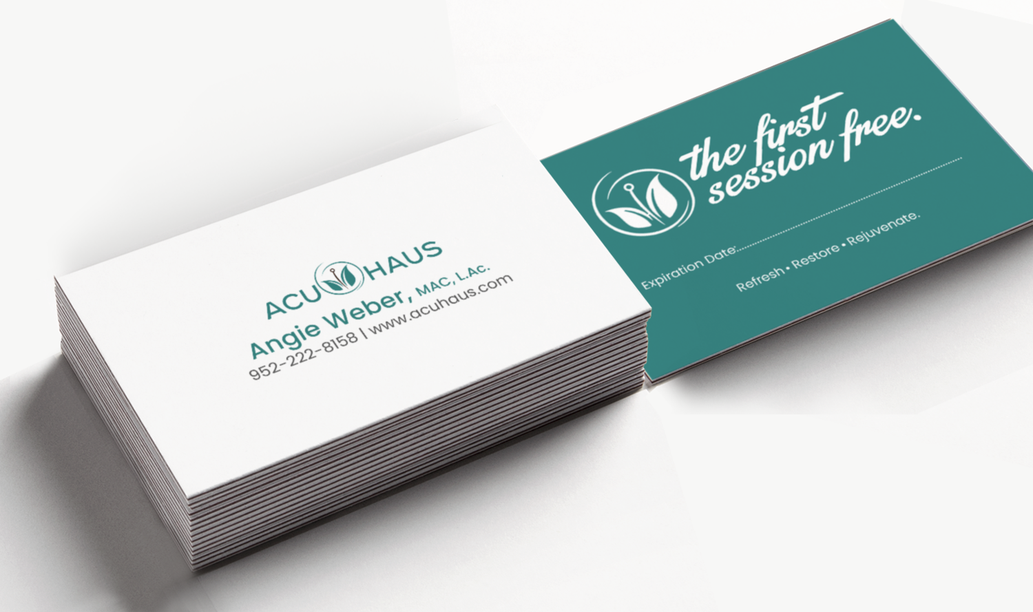 Business Card Design by chandrayaan.creative for AcuHaus | Design #21806226