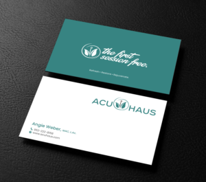 Design de Carte de Visite par chandrayaan.creative pour AcuHaus | Design : #21806229