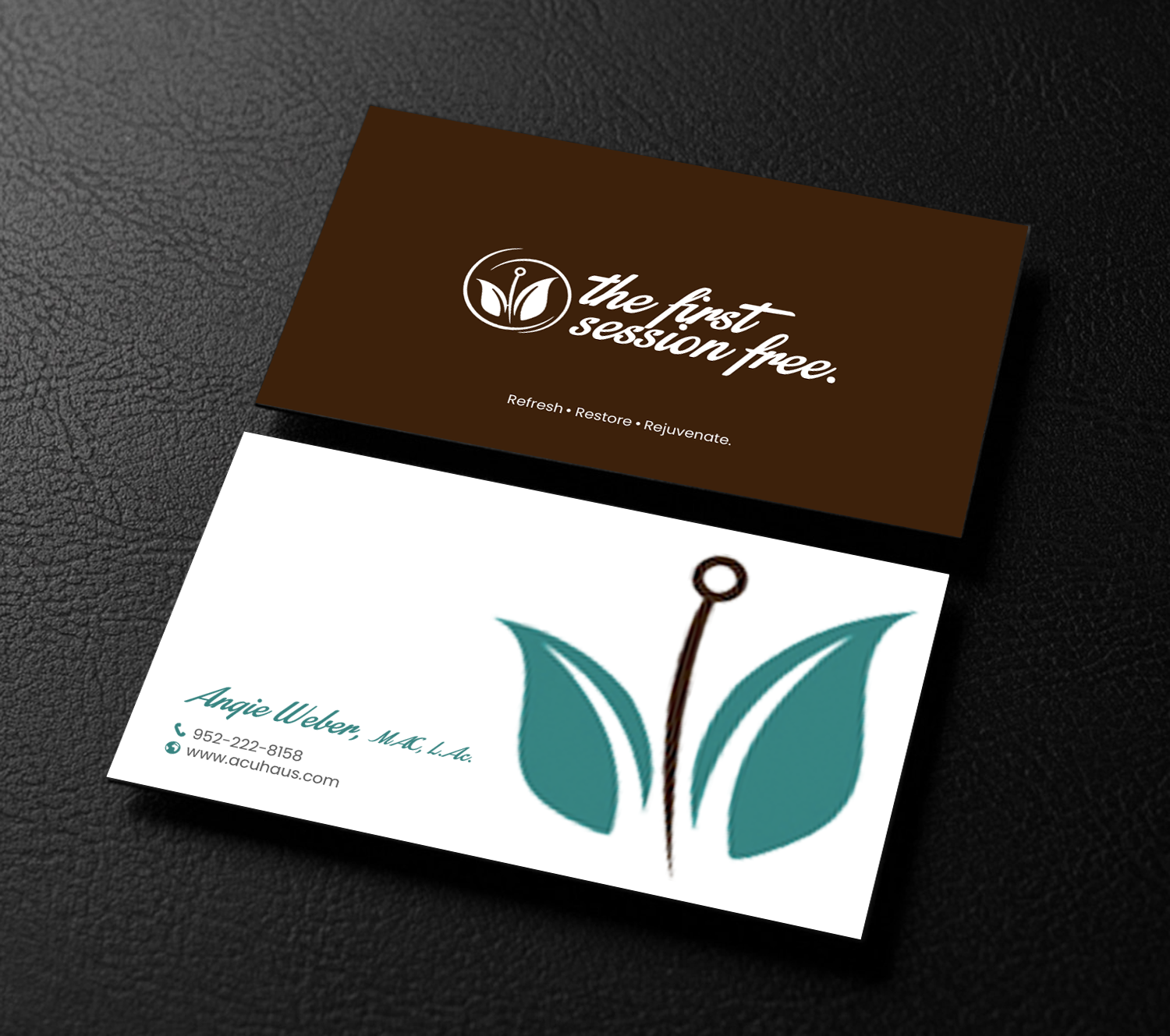Business Card Design by chandrayaan.creative for AcuHaus | Design #21806231