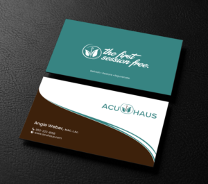 Design de Carte de Visite par chandrayaan.creative pour AcuHaus | Design : #21806232