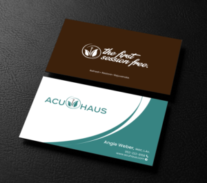 Design de Carte de Visite par chandrayaan.creative pour AcuHaus | Design : #21806234
