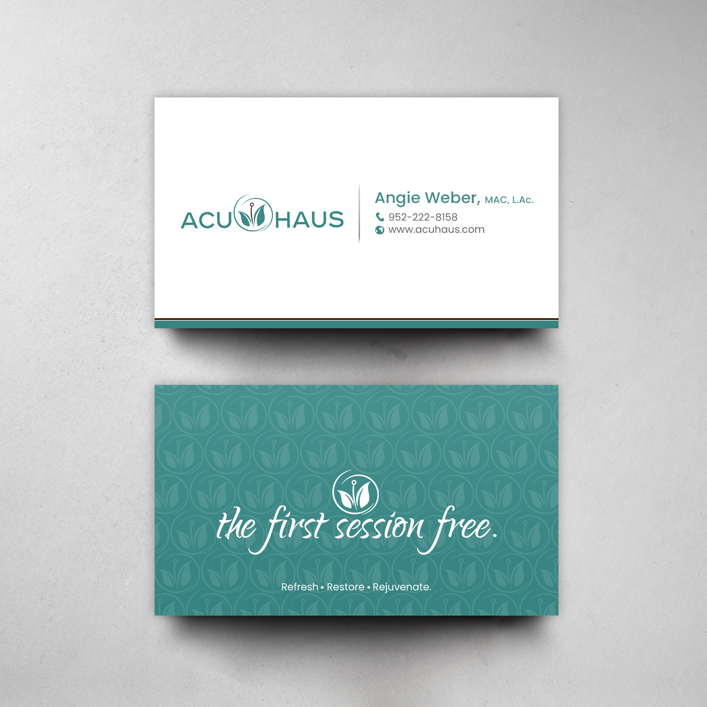 Business Card Design by chandrayaan.creative for AcuHaus | Design #21806237