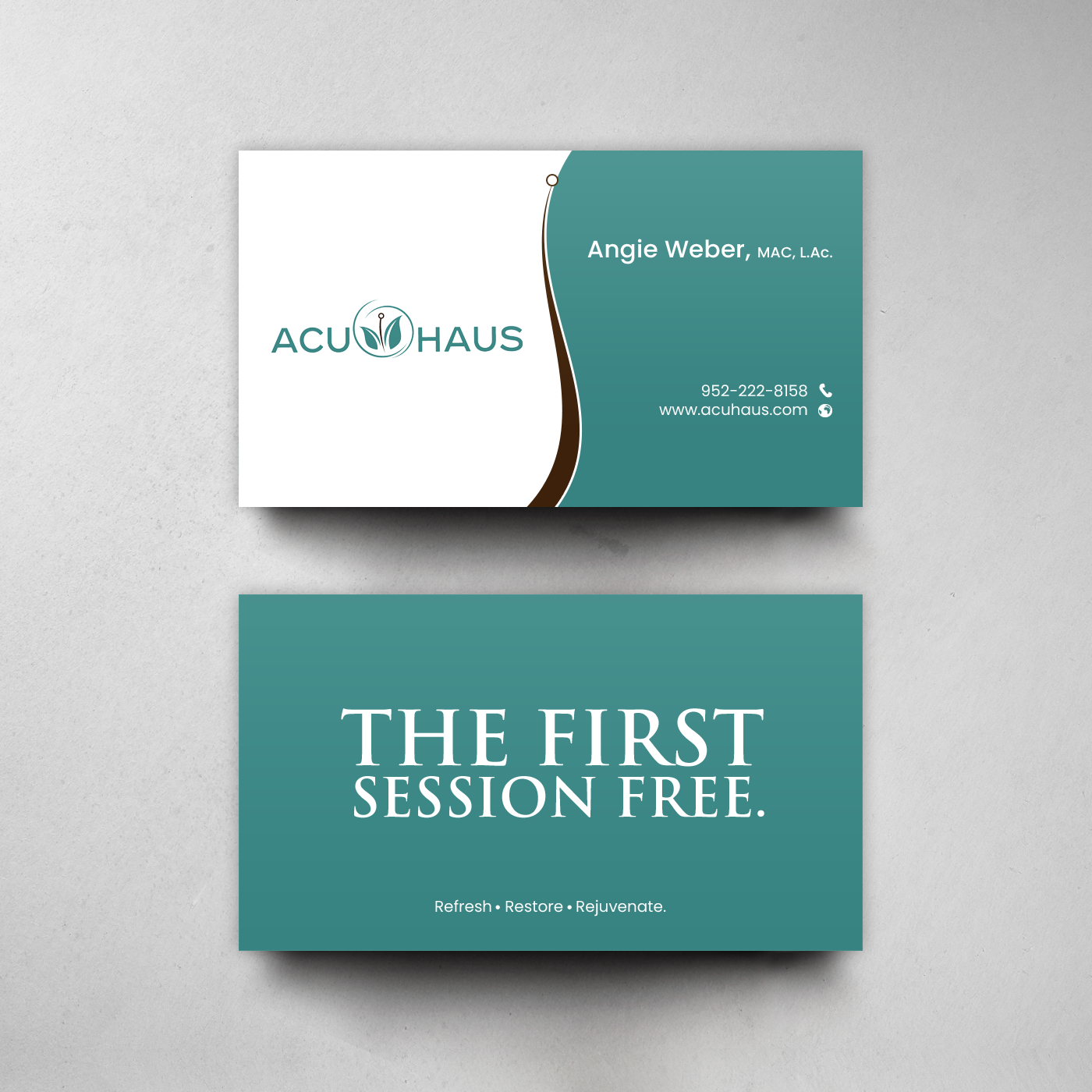 Business Card Design by chandrayaan.creative for AcuHaus | Design #21806242