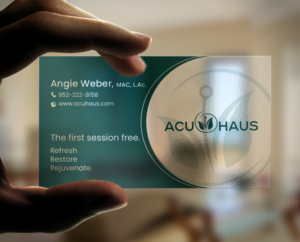 Business Card Design by chandrayaan.creative for AcuHaus | Design: #21806246