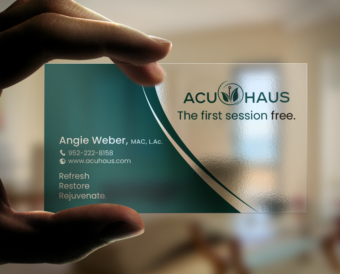 Business Card Design by chandrayaan.creative for AcuHaus | Design #21806249