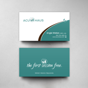 Business Card Design by chandrayaan.creative for AcuHaus | Design: #21806252