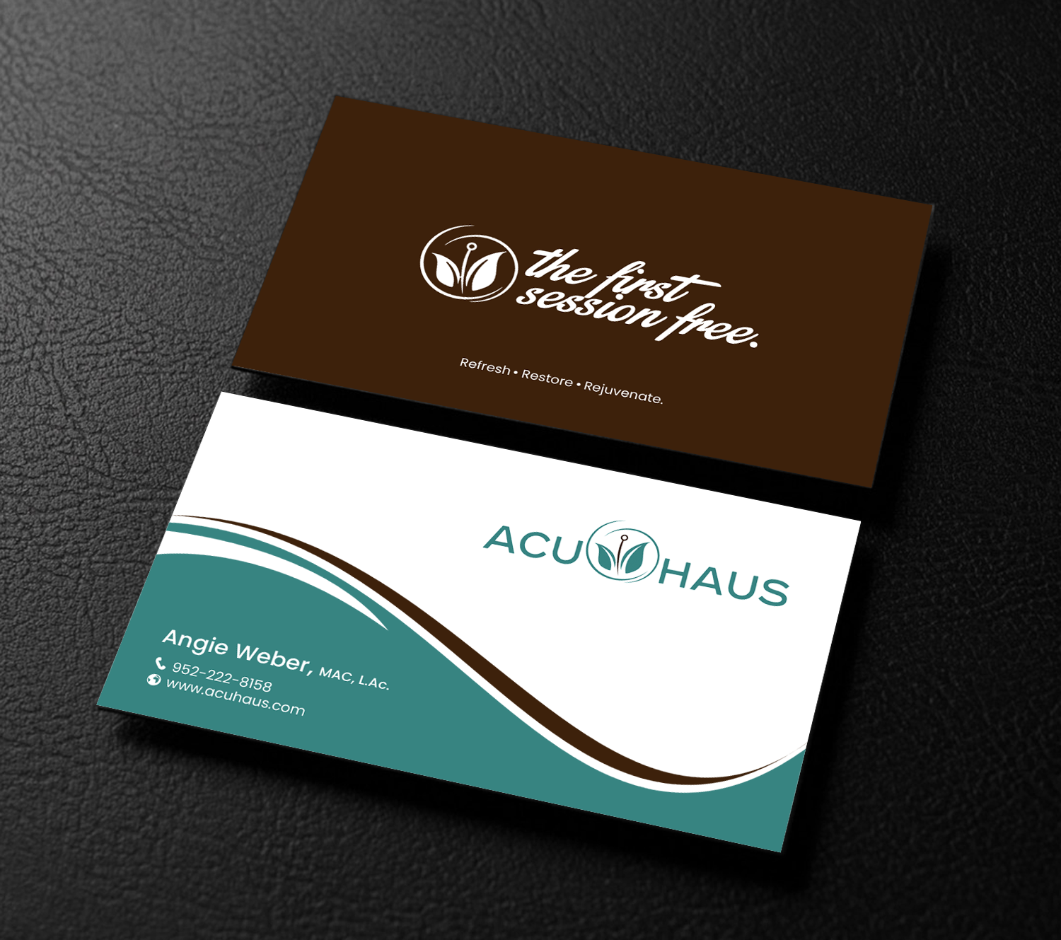 Business Card Design by chandrayaan.creative for AcuHaus | Design #21807673