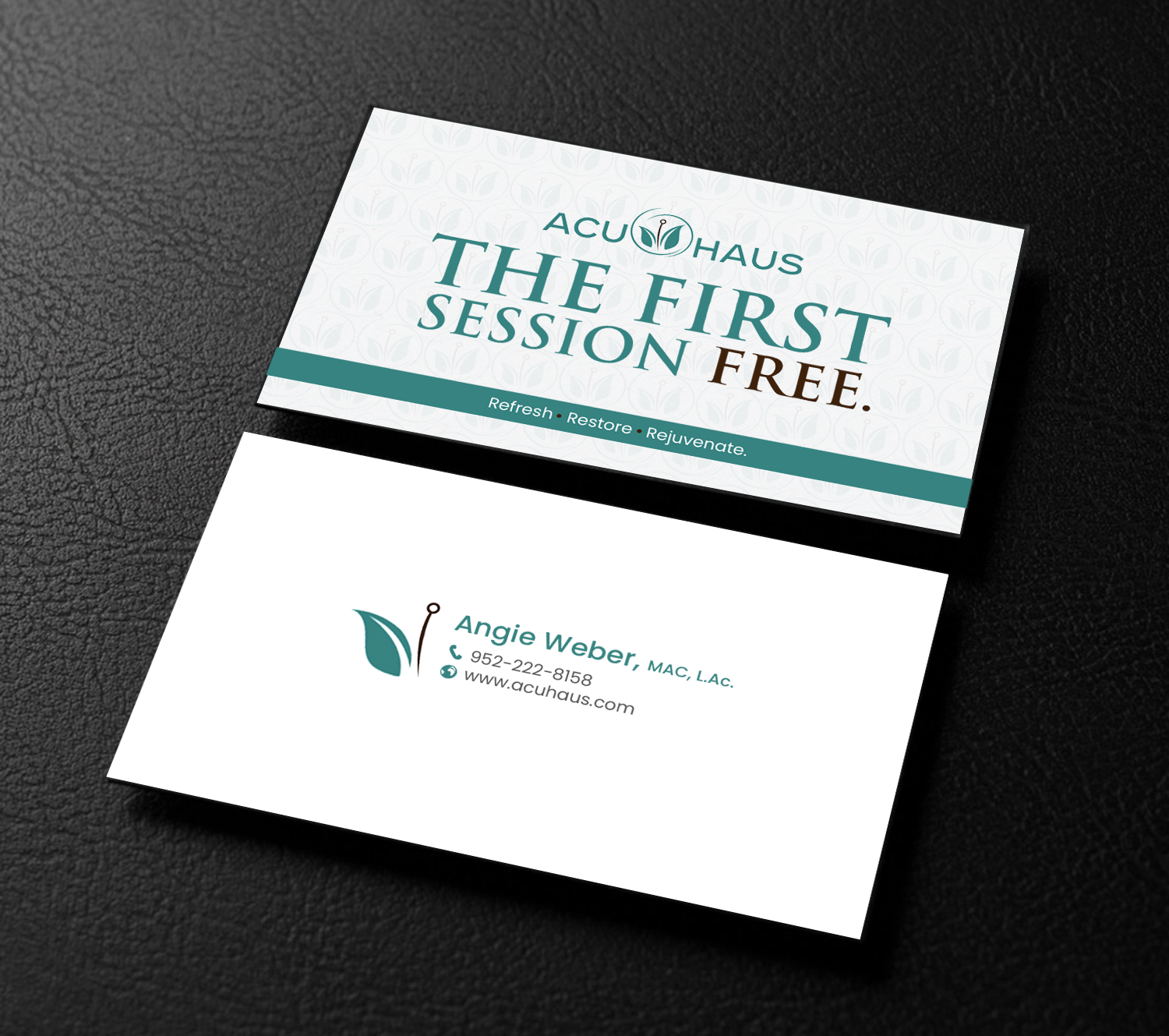 Business Card Design by chandrayaan.creative for AcuHaus | Design #21807674