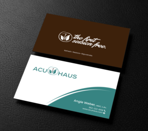 Business Card Design by chandrayaan.creative for AcuHaus | Design: #21807676
