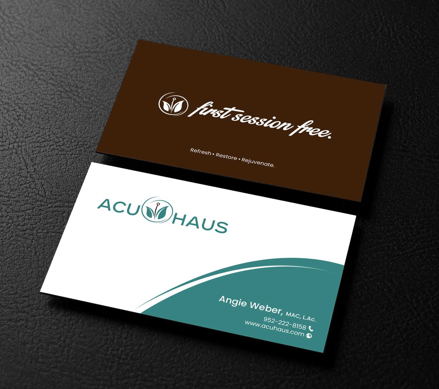 Business Card Design by chandrayaan.creative for AcuHaus | Design #21814711