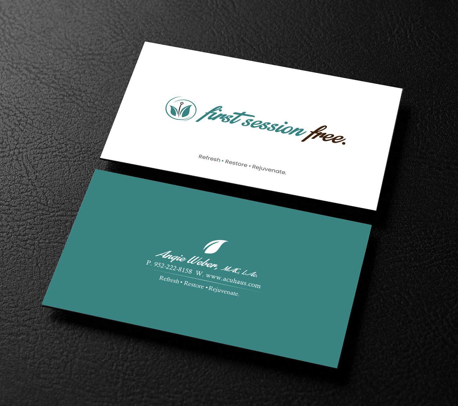 Business Card Design by chandrayaan.creative for AcuHaus | Design #21814983