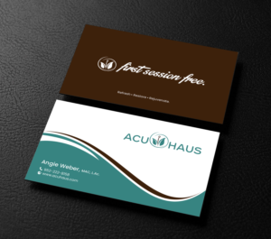 Business Card Design by chandrayaan.creative for AcuHaus | Design: #21814984