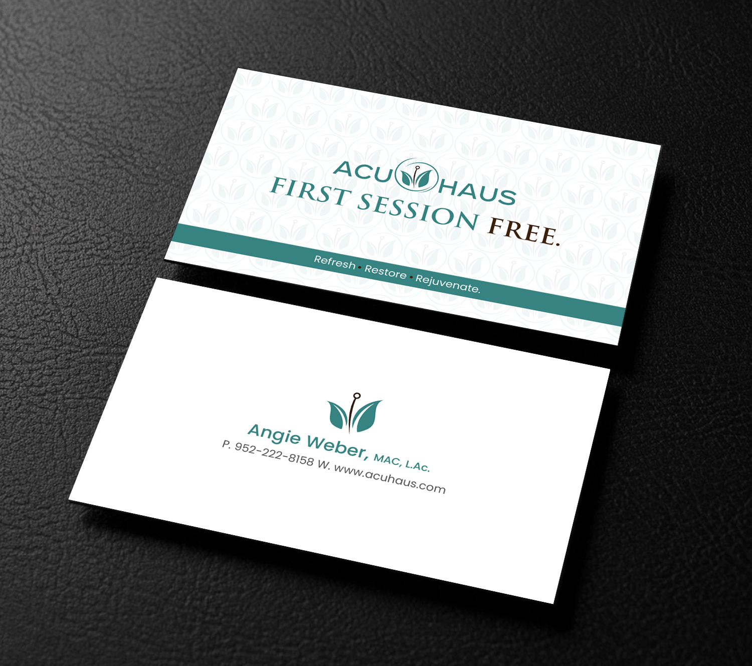 Business Card Design by chandrayaan.creative for AcuHaus | Design #21815002