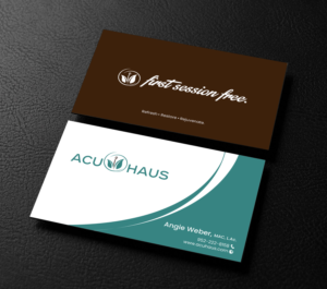 Business Card Design by chandrayaan.creative for AcuHaus | Design: #21815006