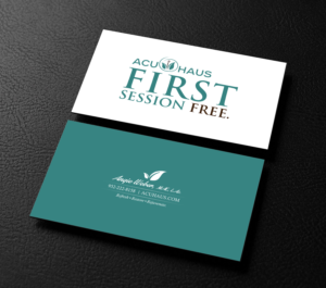 Business Card Design by chandrayaan.creative for AcuHaus | Design: #21815644
