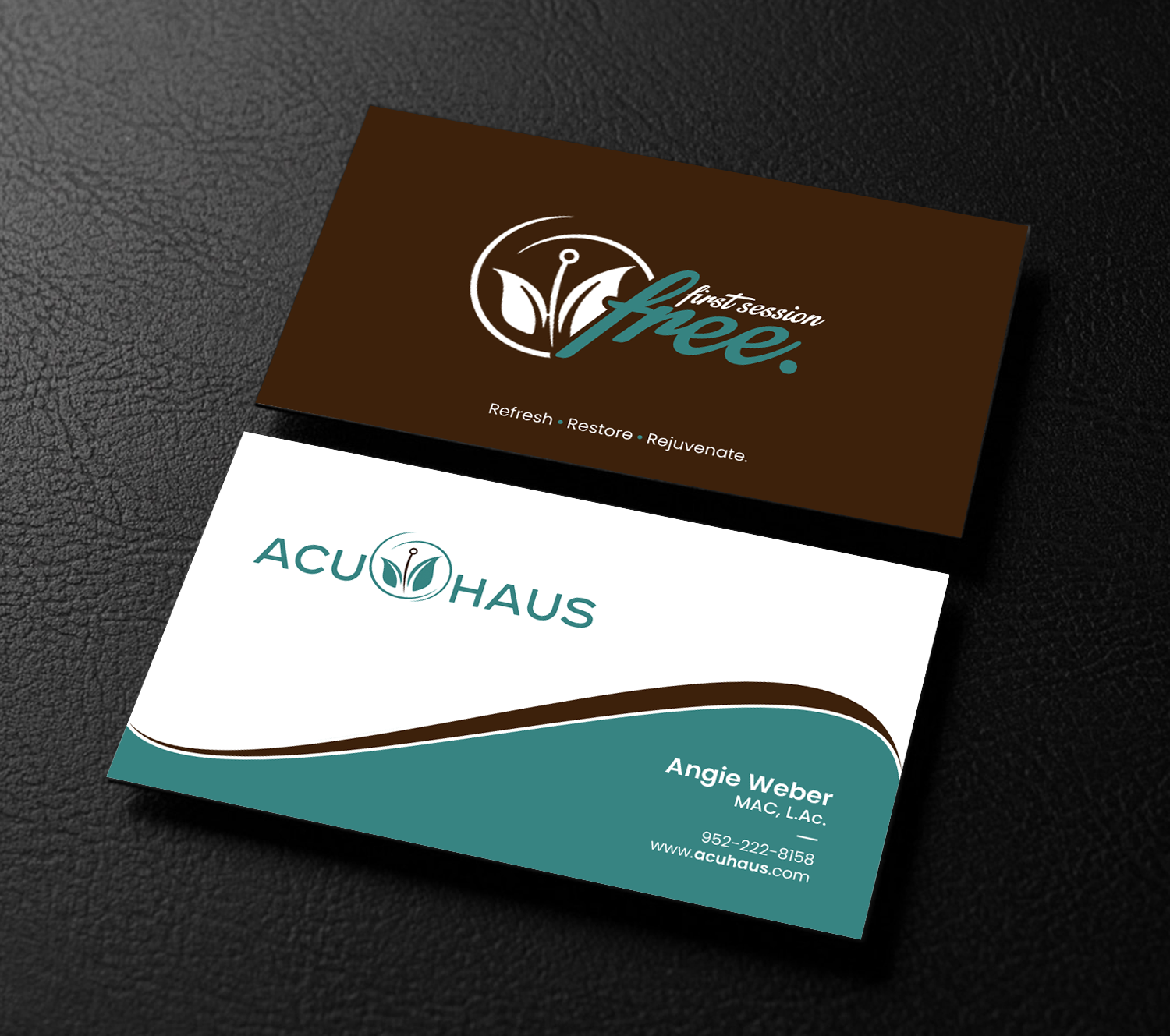 Business Card Design by chandrayaan.creative for AcuHaus | Design #21815647