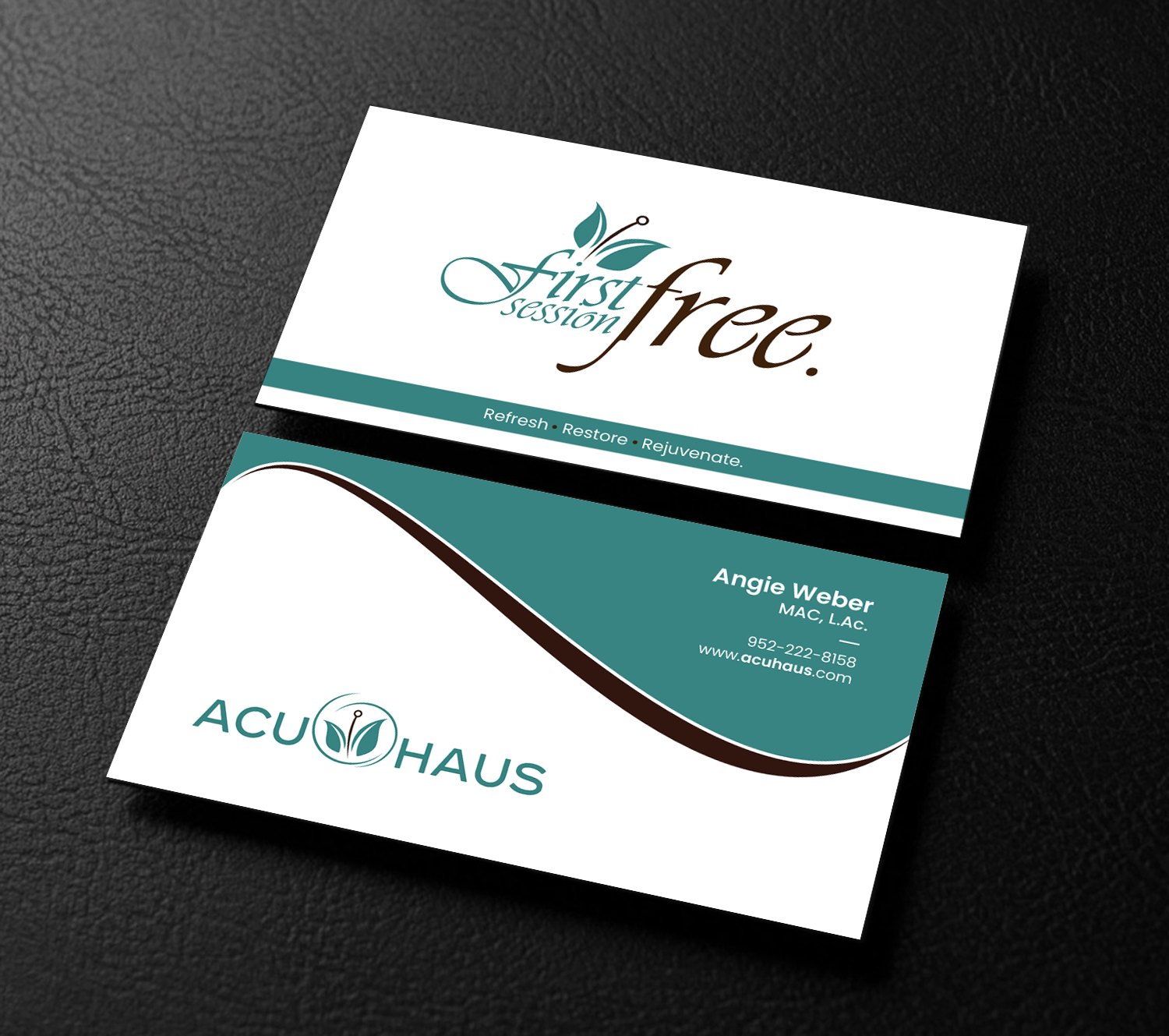 Business Card Design by chandrayaan.creative for AcuHaus | Design #21815649