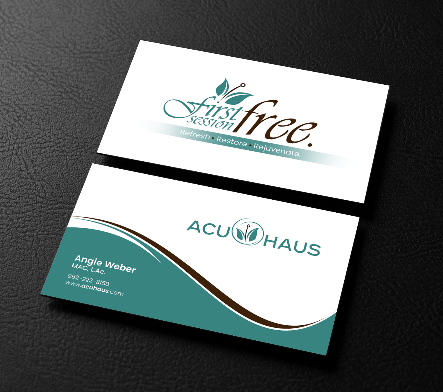 Visitenkarten-Design von chandrayaan.creative für AcuHaus | Design #21815654