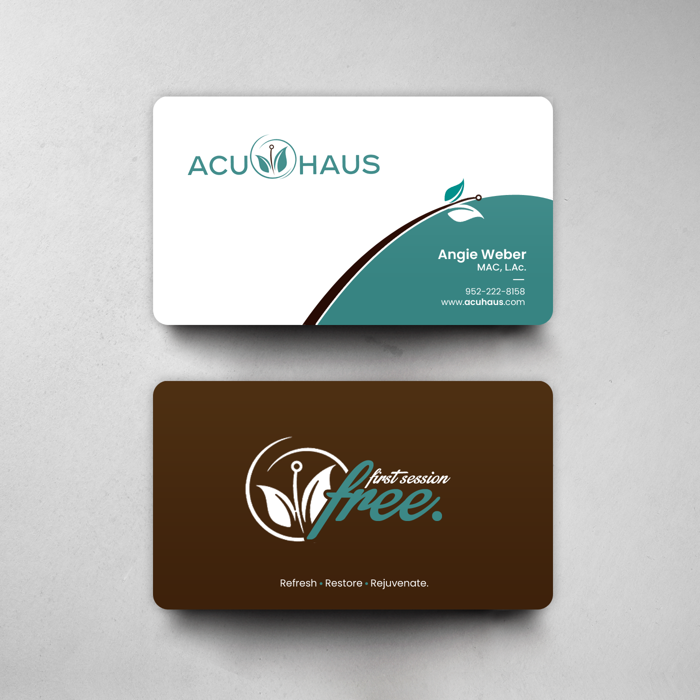 Business Card Design by chandrayaan.creative for AcuHaus | Design #21815857