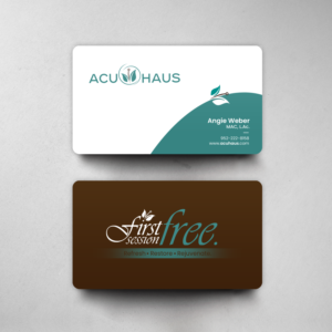 Business Card Design by chandrayaan.creative for AcuHaus | Design: #21815858