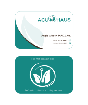 Design de Carte de Visite par lygraphics pour AcuHaus | Design : #21805939