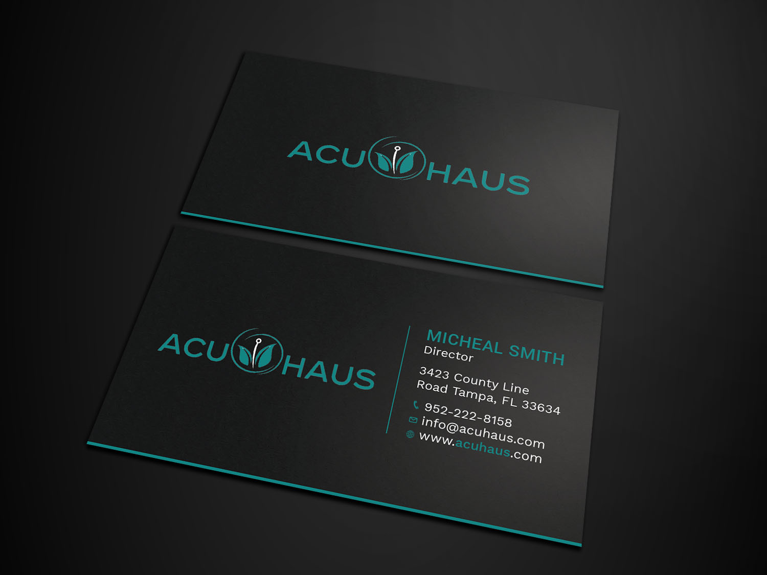 Design de Carte de Visite par Tripti Ranjan Gain pour AcuHaus | Design #21806842
