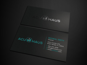 Design de Carte de Visite par Tripti Ranjan Gain pour AcuHaus | Design : #21806844