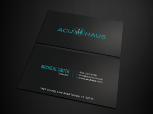 Design de Carte de Visite par Tripti Ranjan Gain pour AcuHaus | Design : #21806847