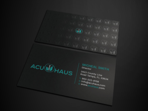 Design de Carte de Visite par Tripti Ranjan Gain pour AcuHaus | Design : #21806849