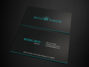 Design de Carte de Visite par Tripti Ranjan Gain pour AcuHaus | Design : #21806851