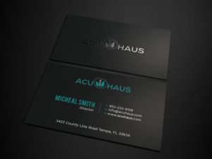 Design de Carte de Visite par Tripti Ranjan Gain pour AcuHaus | Design : #21806862