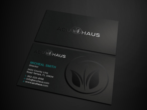 Design de Carte de Visite par Tripti Ranjan Gain pour AcuHaus | Design : #21806960