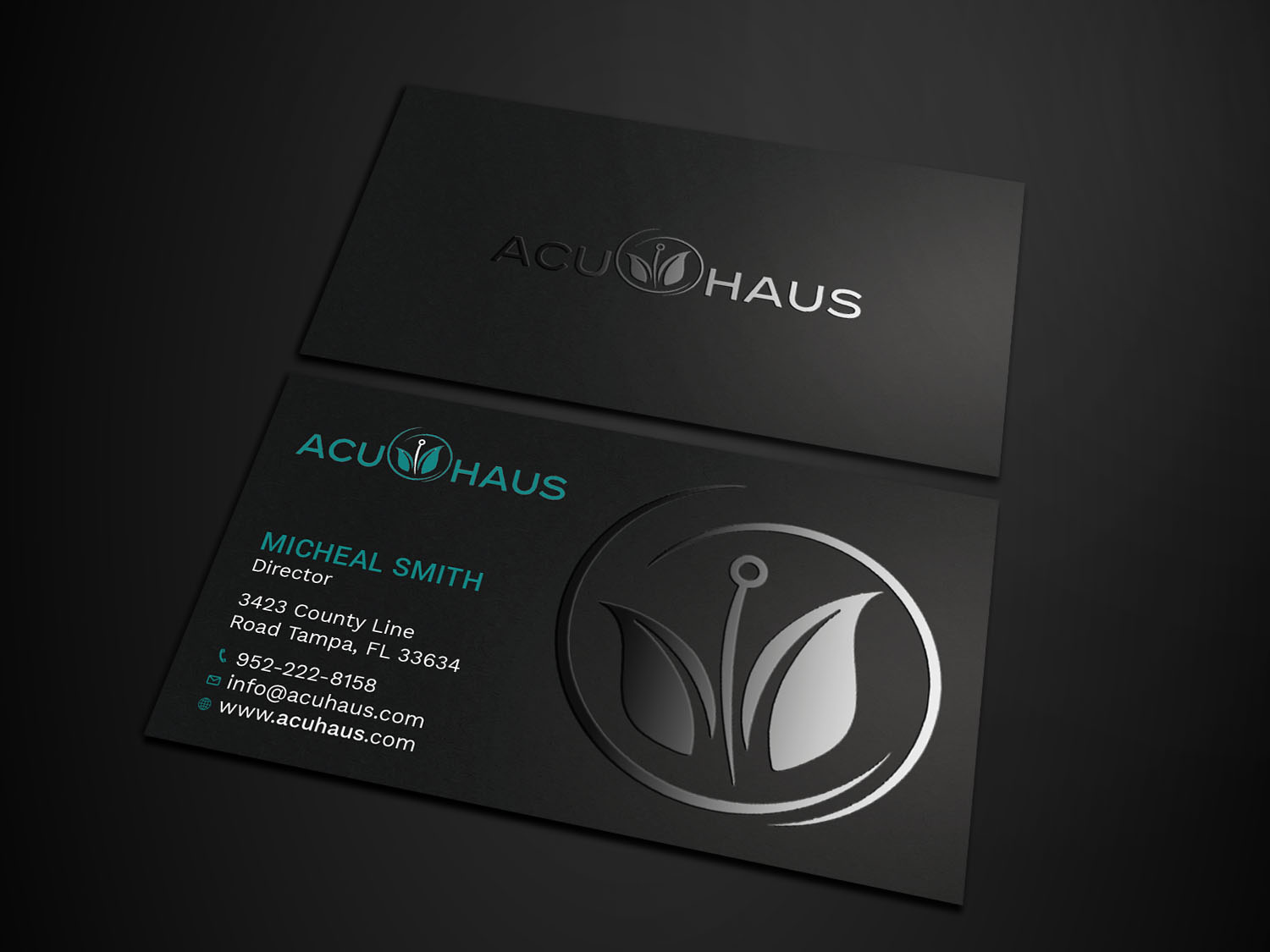 Visitenkarten-Design von Tripti Ranjan Gain für AcuHaus | Design #21806963