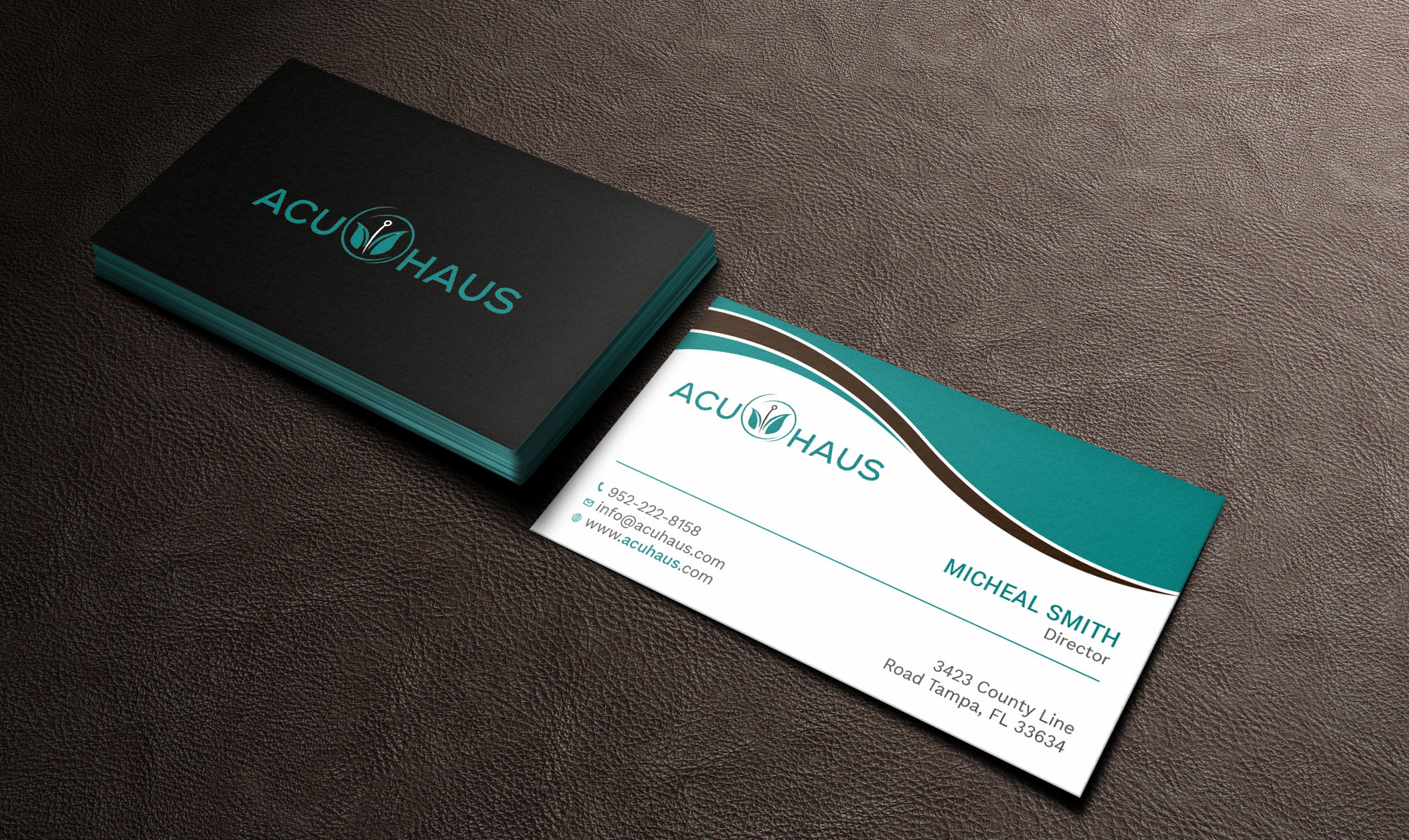Business Card Design by Tripti Ranjan Gain for AcuHaus | Design #21806979